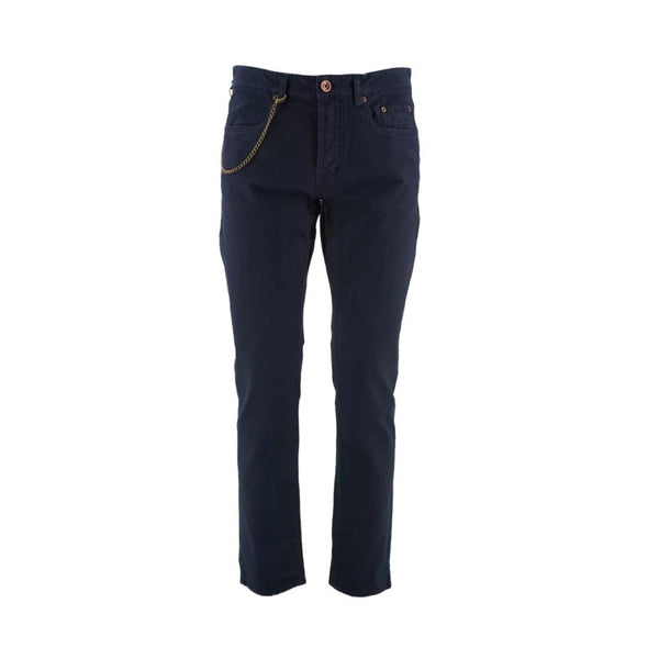 Siviglia Pantaloni Pantalone Uomo con accessorio catena Blu A22-SIVIGLIAPQ2001C0251-705-32 - Francavilla Moda