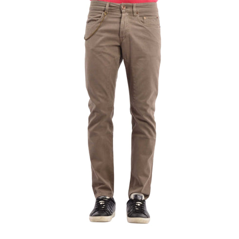 Pantalone Uomo con dettaglio catena Tortora SIVIGLIA- Francavilla Moda