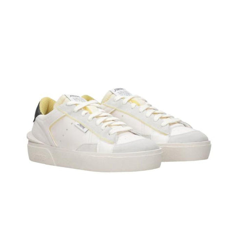 Sneakers Uomo con tallone in contrasto Bianco STRYPE- Francavilla Moda