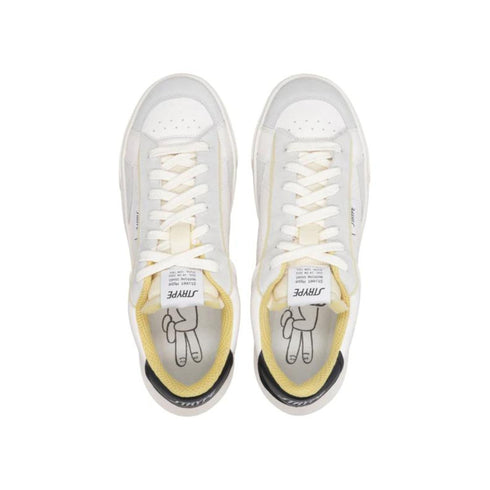 Sneakers Uomo con tallone in contrasto Bianco STRYPE- Francavilla Moda