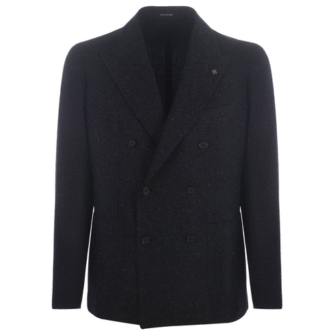 Giacca Uomo in misto lana e seta Blu TAGLIATORE- Francavilla Moda