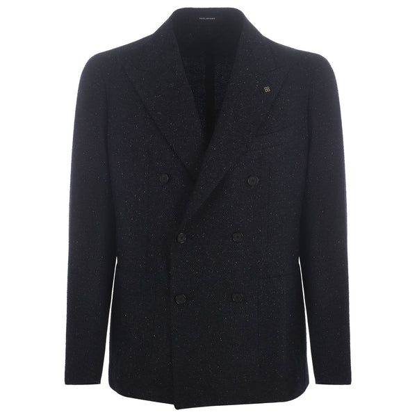 Giacca Uomo in misto lana e seta Blu TAGLIATORE- Francavilla Moda