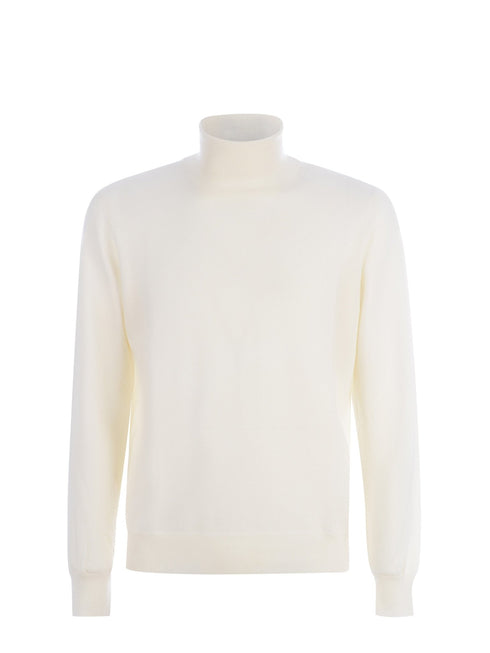 Maglia Uomo a collo alto Bianco TAGLIATORE- Francavilla Moda