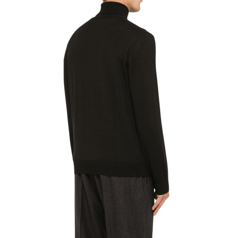 Maglia Uomo a collo alto Nero TAGLIATORE- Francavilla Moda