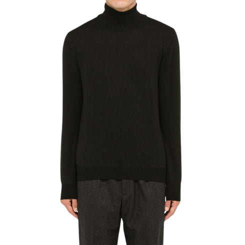 Maglia Uomo a collo alto Nero TAGLIATORE- Francavilla Moda