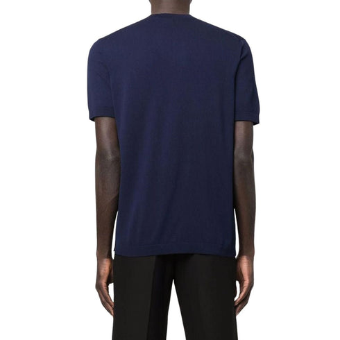 T-shirt Uomo girocollo in cotone Blu TAGLIATORE- Francavilla Moda