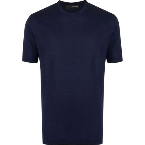 T-shirt Uomo girocollo in cotone Blu TAGLIATORE- Francavilla Moda