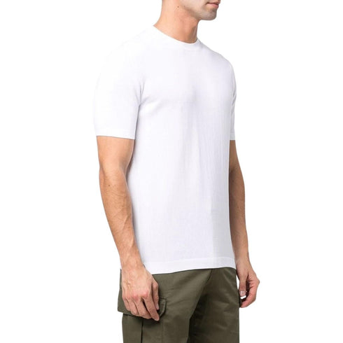 T-shirt Uomo girocollo in cotone Bianco TAGLIATORE- Francavilla Moda