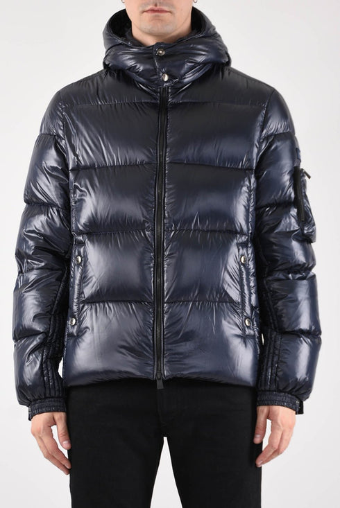 Piumino Uomo in piuma con cappuccio removibile Blu TATRAS- Francavilla Moda