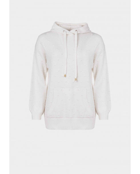 Felpa Donna con cappuccio bobble Bianco TIFFOSI- Francavilla Moda