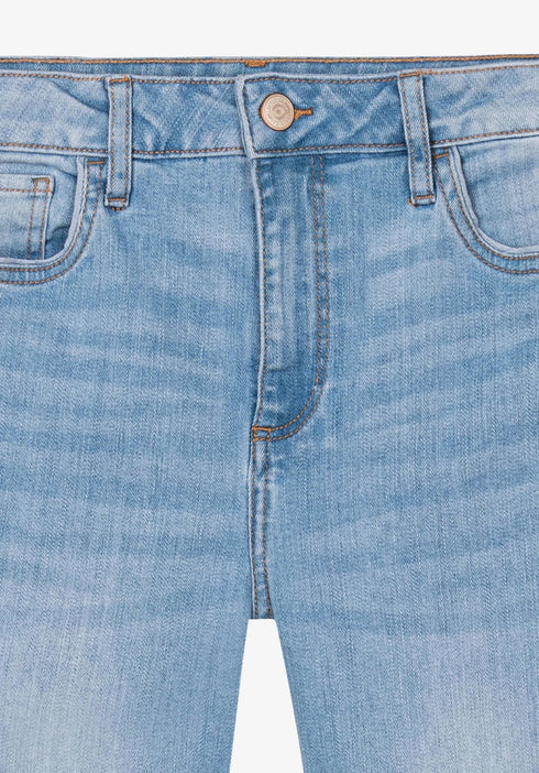 Jeans Donna cinque tasche a vita alta Denim chiaro TIFFOSI- Francavilla Moda