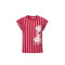 T-shirt Donna a righe con stampa Rossa TIFFOSI- Francavilla Moda