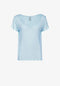 T-shirt Donna in cotone con intreccio Blu TIFFOSI- Francavilla Moda