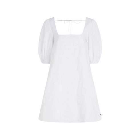 Abito al ginocchio Donna Bianco Tommy Hilfiger- Francavilla Moda