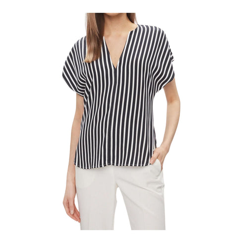 TOMMY HILFIGER Blusa Blusa Donna avvitata a righe Blu - Francavilla Moda