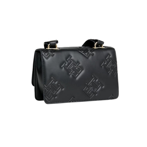 Tommy Hilfiger Borsa a spalla Borsa Donna a tracolla con monogramma all over Nero - Francavilla Moda