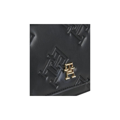 Tommy Hilfiger Borsa a spalla Borsa Donna a tracolla con monogramma all over Nero - Francavilla Moda