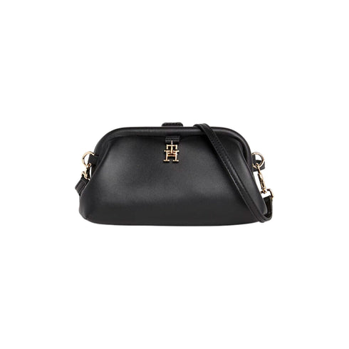 Borsa Donna con monogramma TH double face Nera Tommy Hilfiger- Francavilla Moda
