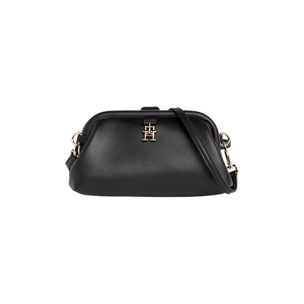 Borsa Donna con monogramma TH double face Nera Tommy Hilfiger- Francavilla Moda