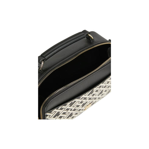 Tommy Hilfiger Borsa a spalla Borsa Donna con motivo monogramma Nero burro - Francavilla Moda