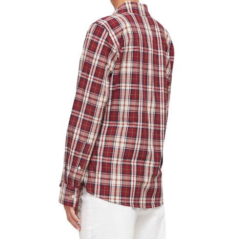 Camicia Donna in tartan Bordeau nero Tommy Hilfiger- Francavilla Moda