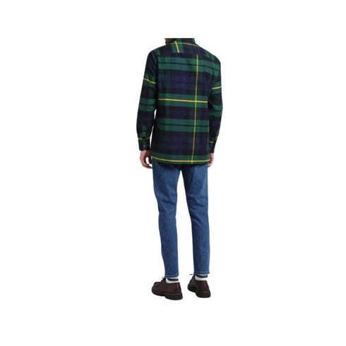 Camicia Uomo a quadri regular fit Blu verde giallo Tommy Hilfiger- Francavilla Moda