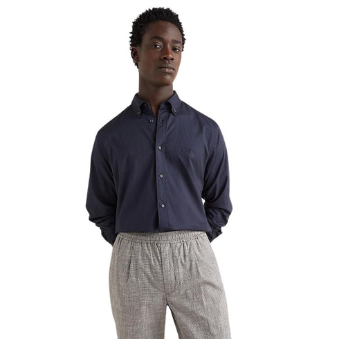 Camicia Uomo con colletto button down Blu TOMMY HILFIGER- Francavilla Moda