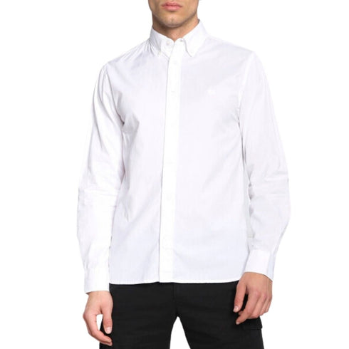 Camicia Uomo con colletto button down Bianco TOMMY HILFIGER- Francavilla Moda