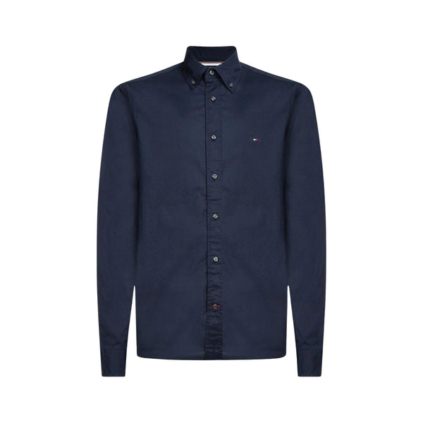 Tommy Hilfiger Camicia casual Camicia Uomo Flex in popeline Blu - Francavilla Moda