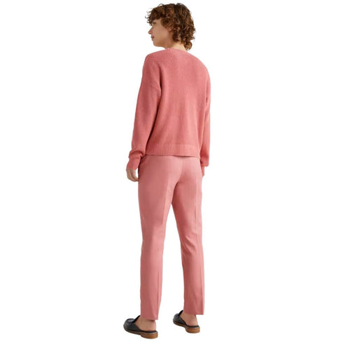 Cardigan Donna con scollo a V Rosa TOMMY HILFIGER- Francavilla Moda