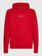 Felpa Uomo co cappuccio e logo frontale Rosso TOMMY HILFIGER- Francavilla Moda