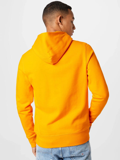 Felpa Uomo co cappuccio e logo frontale Arancio TOMMY HILFIGER- Francavilla Moda