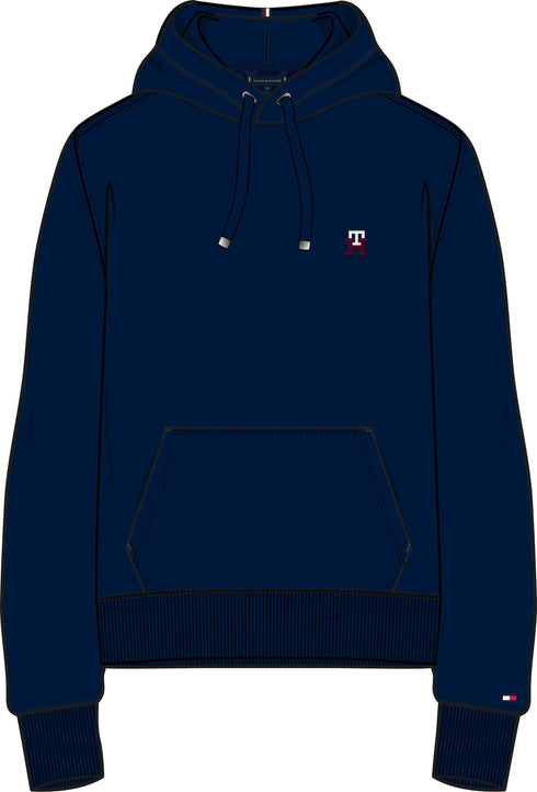 Felpa Uomo con cappuccio e logo Blu Tommy Hilfiger- Francavilla Moda