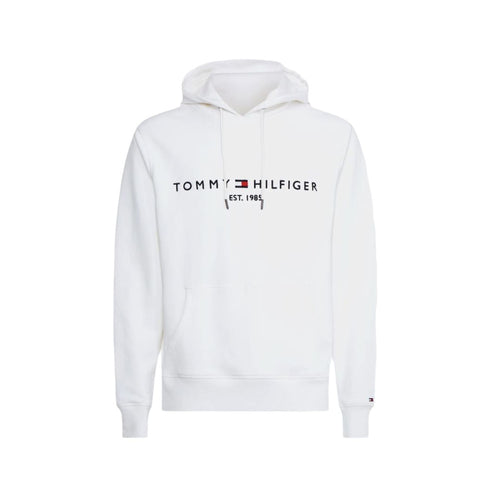 Tommy Hilfiger Felpa con cappuccio Felpa Uomo con cappuccio e logo ricamato Bianco P24-TOMMY HILFIGERMW13720-YBR-S - Francavilla Moda