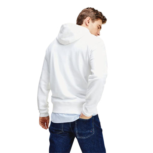 Tommy Hilfiger Felpa con cappuccio Felpa Uomo con cappuccio e logo ricamato Bianco P24-TOMMY HILFIGERMW13720-YBR-S - Francavilla Moda