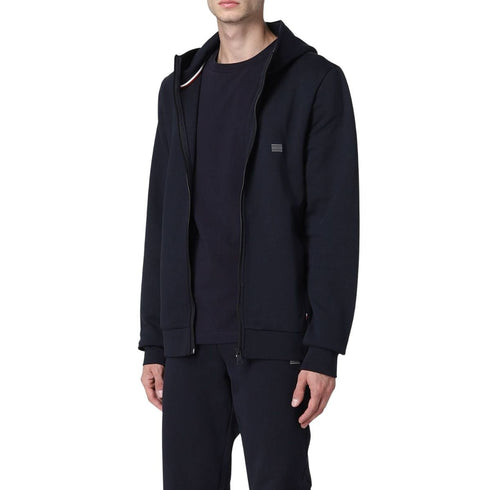 Felpa Uomo con zip Tech Essentials Blu TOMMY HILFIGER- Francavilla Moda