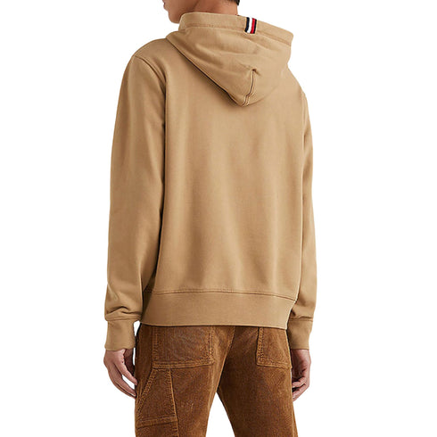 Felpa Uomo TH Monogram Kaki TOMMY HILFIGER- Francavilla Moda