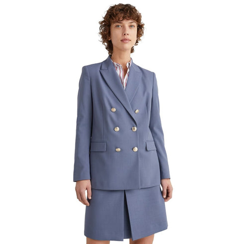 Giacca Donna doppio petto idrorepellente Polvere TOMMY HILFIGER- Francavilla Moda