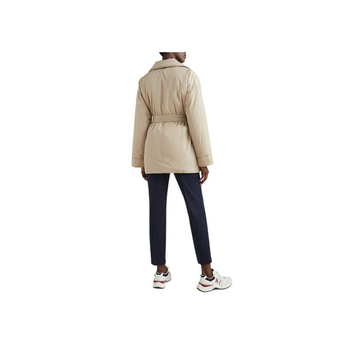 Giacca Donna imbottita doppiopetto Beige TOMMY HILFIGER- Francavilla Moda