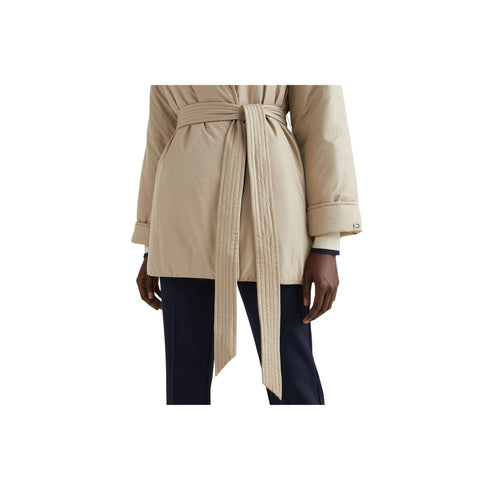 Giacca Donna imbottita doppiopetto Beige TOMMY HILFIGER- Francavilla Moda