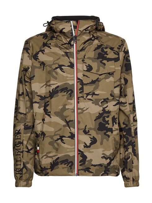 Giubbino Uomo camouflage con cappuccio Mimetico TOMMY HILFIGER- Francavilla Moda