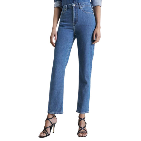 Jeans Donna a vita alta taglio dritto Denim Tommy Hilfiger- Francavilla Moda
