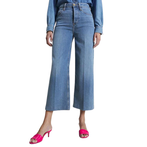 Jeans Donna cropped con gamba larga Denim Tommy Hilfiger- Francavilla Moda