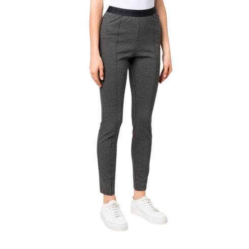 Leggings Donna con logo in vita Grigio Tommy Hilfiger- Francavilla Moda