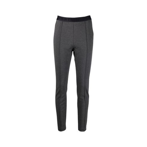 Leggings Donna con logo in vita Grigio Tommy Hilfiger- Francavilla Moda