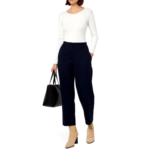 Pantalone Donna a taglio dritto Blu Tommy Hilfiger- Francavilla Moda