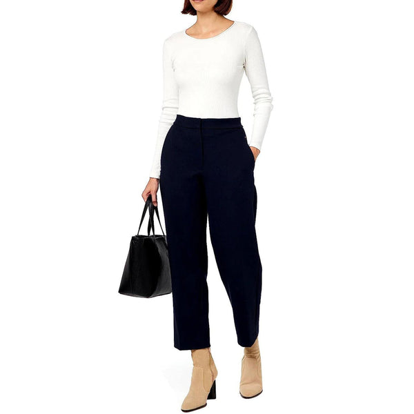 Pantalone Donna a taglio dritto Blu Tommy Hilfiger- Francavilla Moda