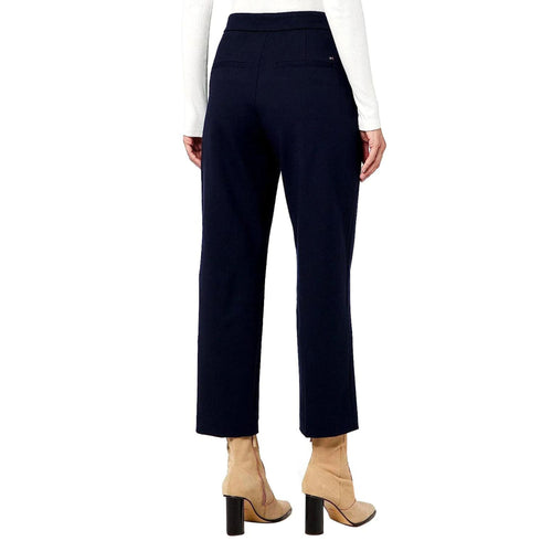 Pantalone Donna a taglio dritto Blu Tommy Hilfiger- Francavilla Moda