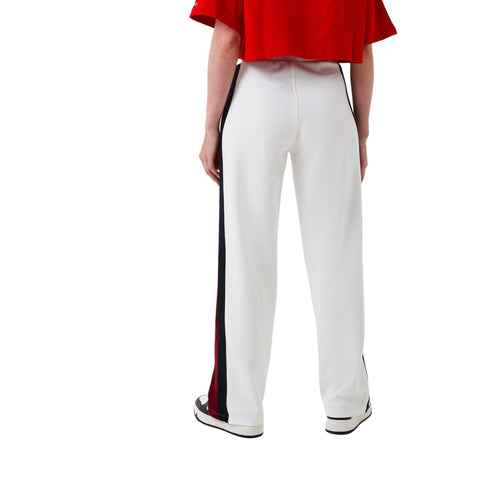 Pantalone Donna Global Stripe Panna Tommy Hilfiger- Francavilla Moda