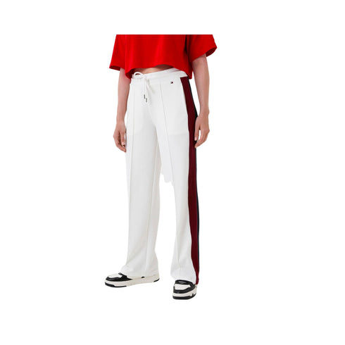 Pantalone Donna Global Stripe Panna Tommy Hilfiger- Francavilla Moda